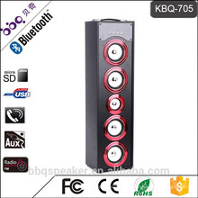 BBQ KBQ-705 45 W torre potente surround alto-falantes bluetooth com 6000 mAh build-in bateria de rádio FM